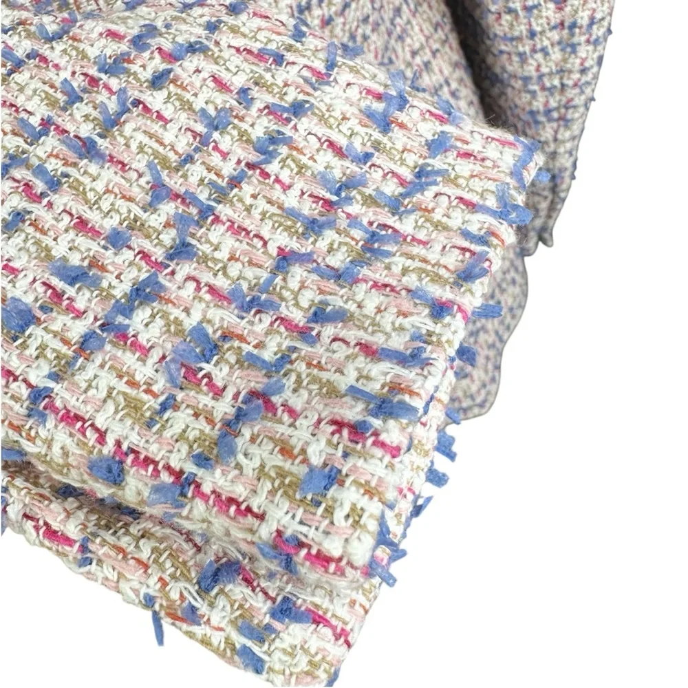 VERONICA BEARD Taja Tweed Pink Dickey Jacket Blazer 4 New with tags - Picture 9 of 10